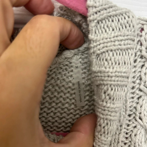 ! margaret o'leary grey sweater size M - Picture 5 of 5